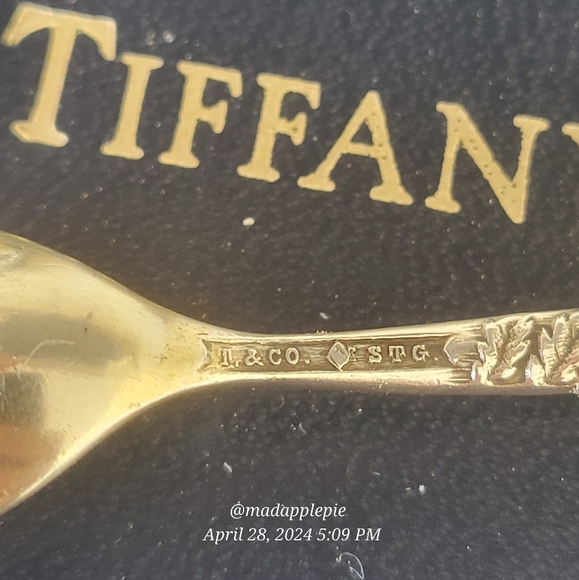 1885 Tiffany & Company Marigold Spoon Ring in Sterling Silver Luxury Vintage #30 - Picture 12 of 16